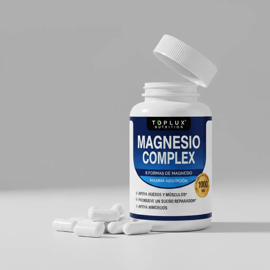 Magnesio Complex 8 en 1 😴💪🏻 · TOPLUX Nutrition