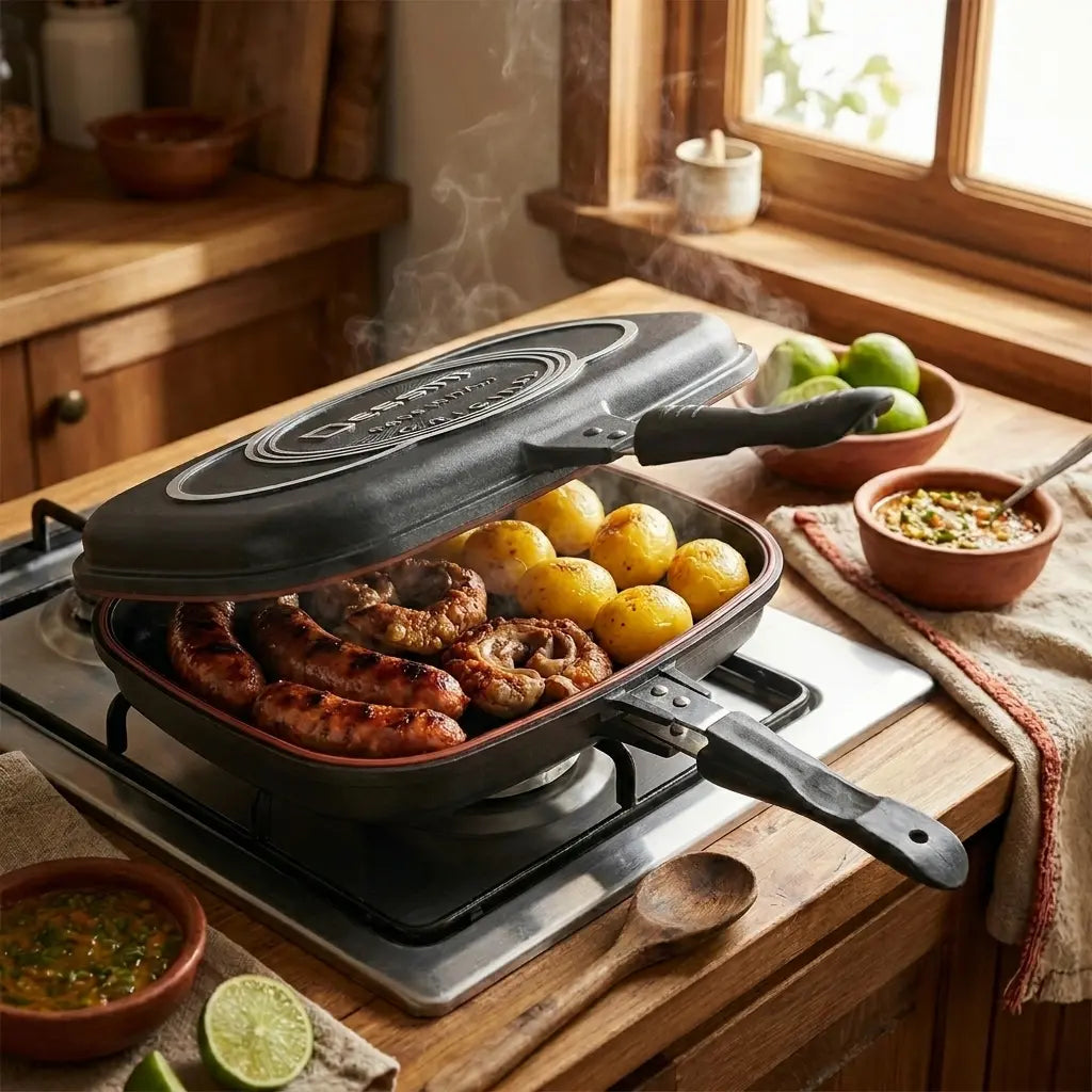 SARTEN DOBLE PARRILLA