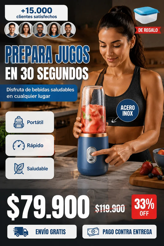 Licuadora Portatil Recargable