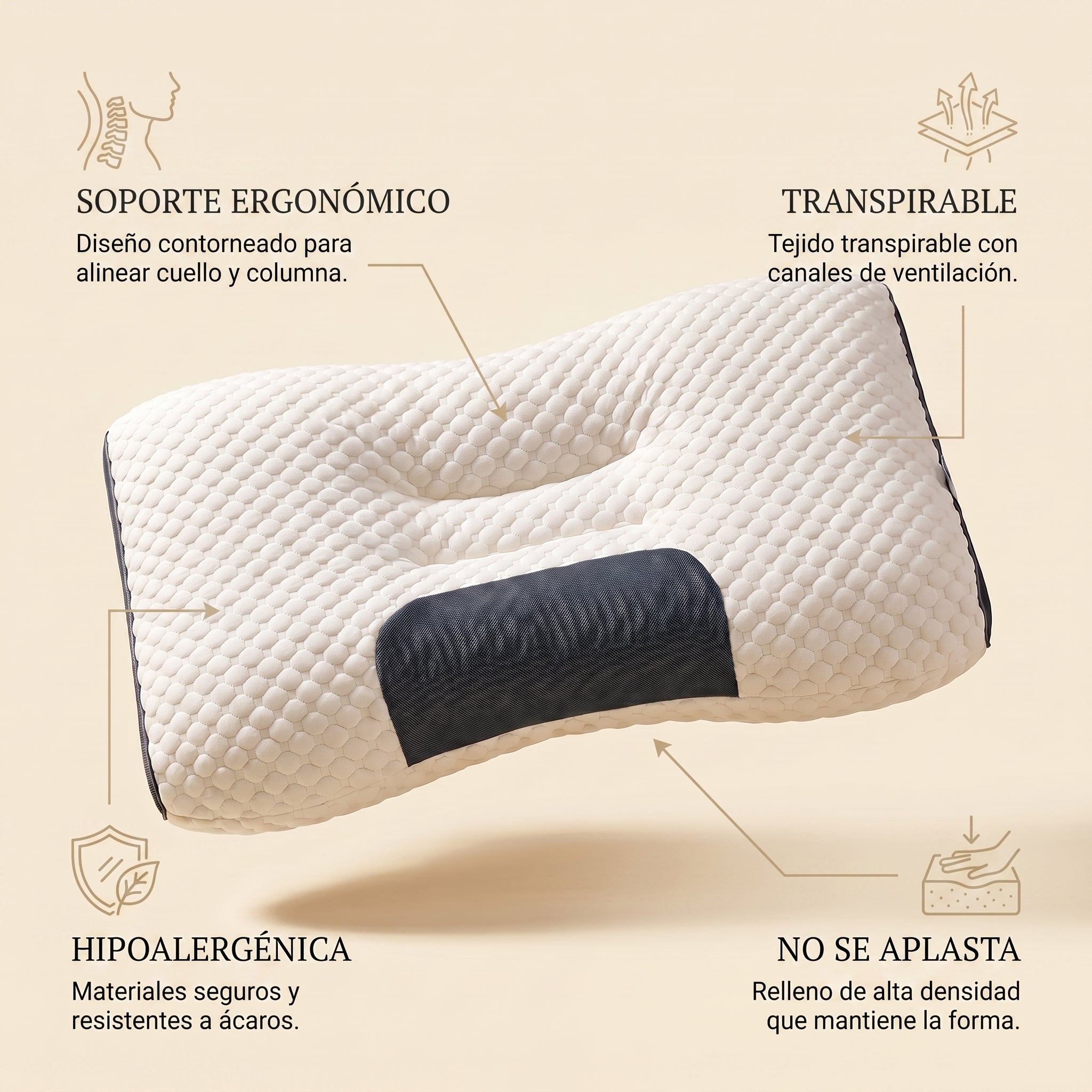 Beneficios de la almohada cervical