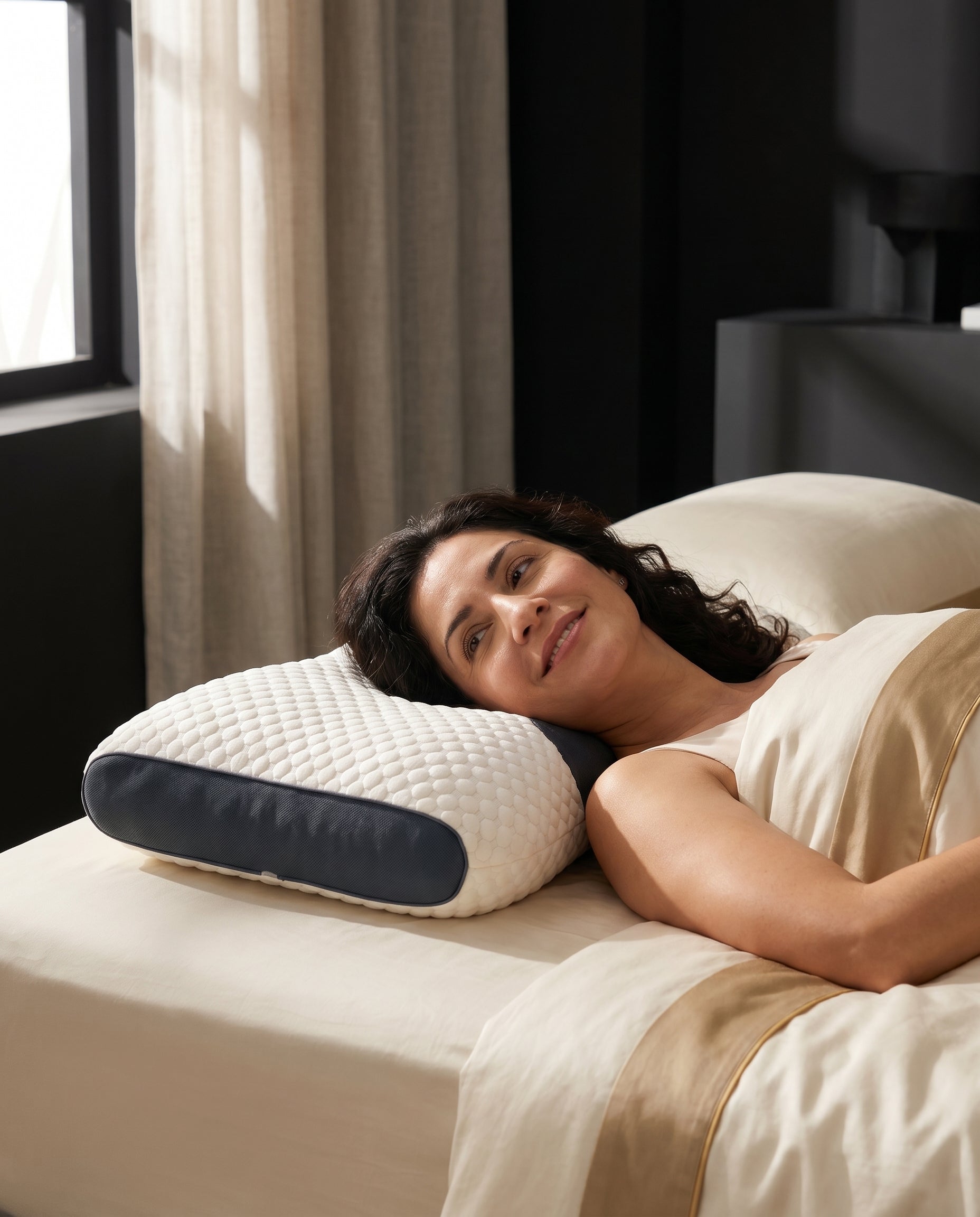 Despertar relajado con soporte cervical