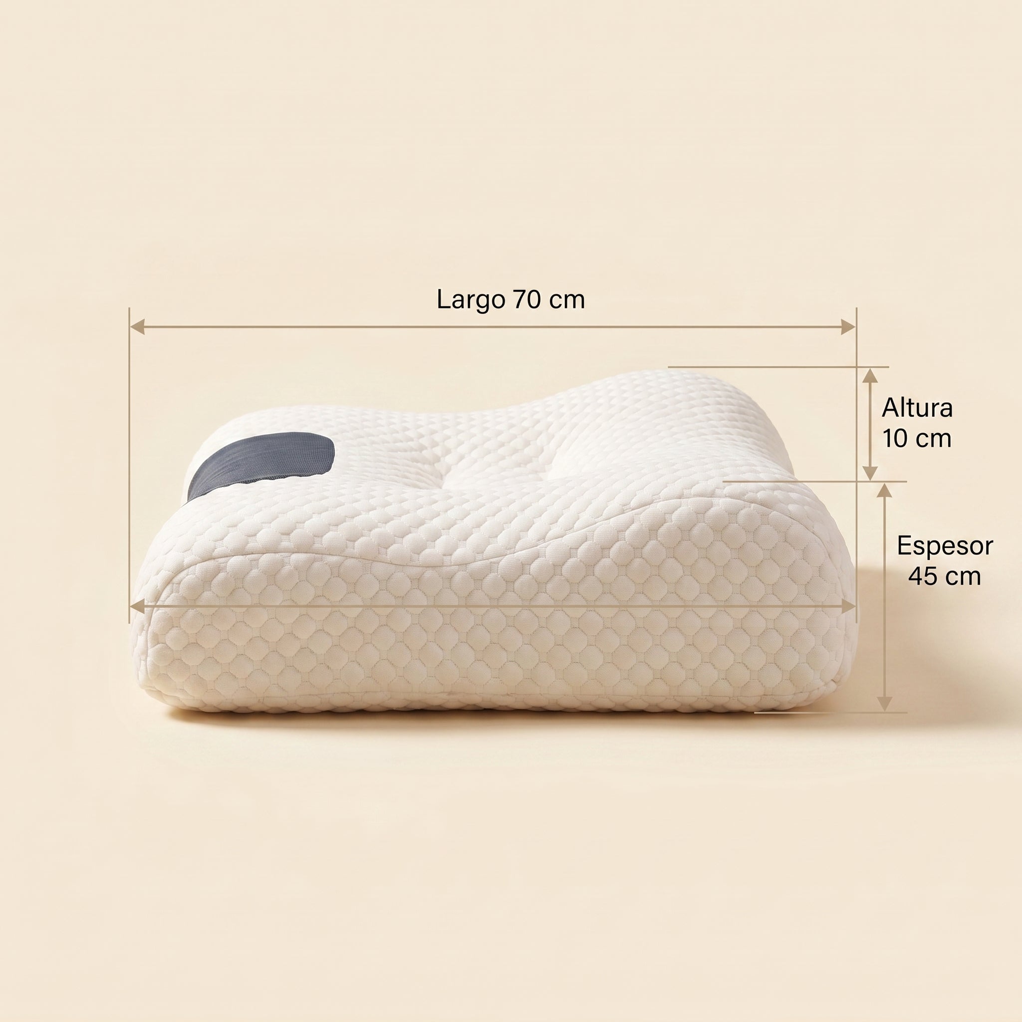 Medidas de la almohada cervical